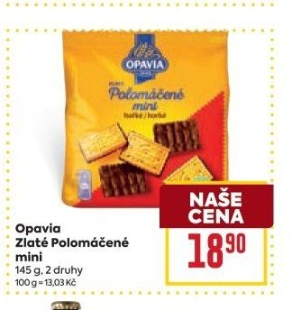 Opavia Zlaté Polomáčené mini - BILLA akcniletaky.com