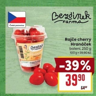 Rajčata cherry Farma Bezdínek