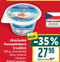 Tradiční pomazánkové Jihočeské Madeta