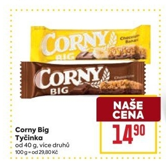 Tyčinka cereální BIG Corny