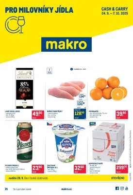 akční leták Makro 24.9.2025-7.10.2025