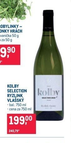 KOLBY SELECTION RYZLINK VLAŠSKÝ