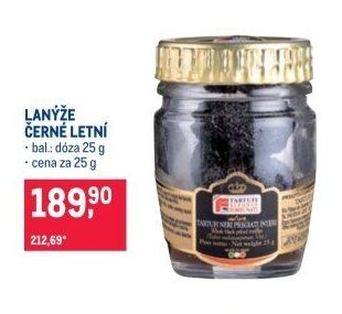Lanýže černé letní