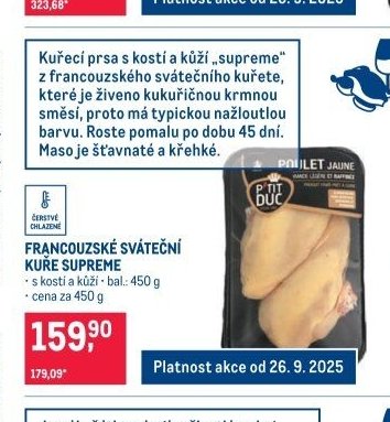 Francouzské sváteční kuře supreme