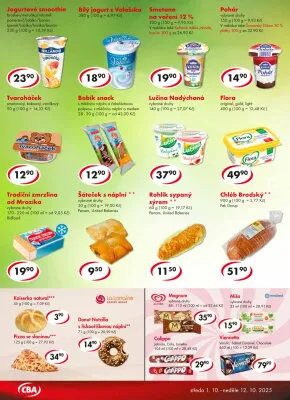 akční leták CBA 1.10.2025-12.10.2025