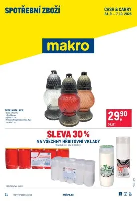akční leták Makro 24.9.2025-7.10.2025