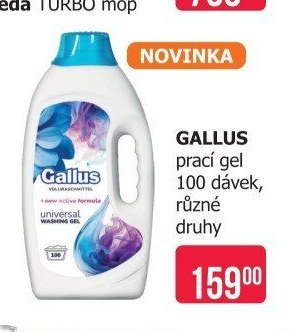 GALLUS prací gel 100 dávek, různé druhy
