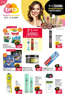 akční leták Teta drogerie 25.9.2025-7.10.2025