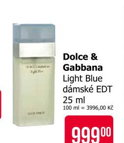 Dolce & Gabbana Light Blue dámské EDT 25 ml