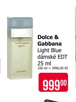 Dolce & Gabbana Light Blue dámské EDT 25 ml