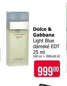Dolce & Gabbana Light Blue dámské EDT 25 ml