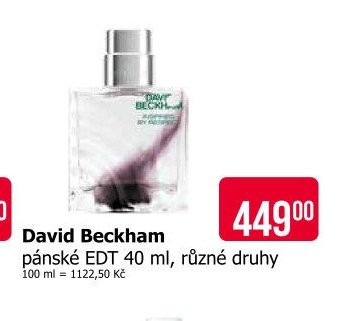 David Beckham pánské EDT 40 ml, různé druhy