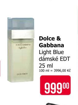 Dolce & Gabbana Light Blue dámské EDT 25 ml