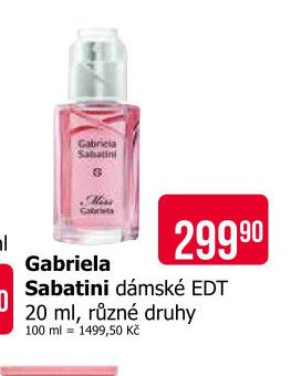 Gabriela Sabatini dámské EDT 20 ml, různé druhy