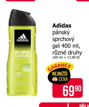 Adidas pánský sprchový gel 400 ml, různé druhy