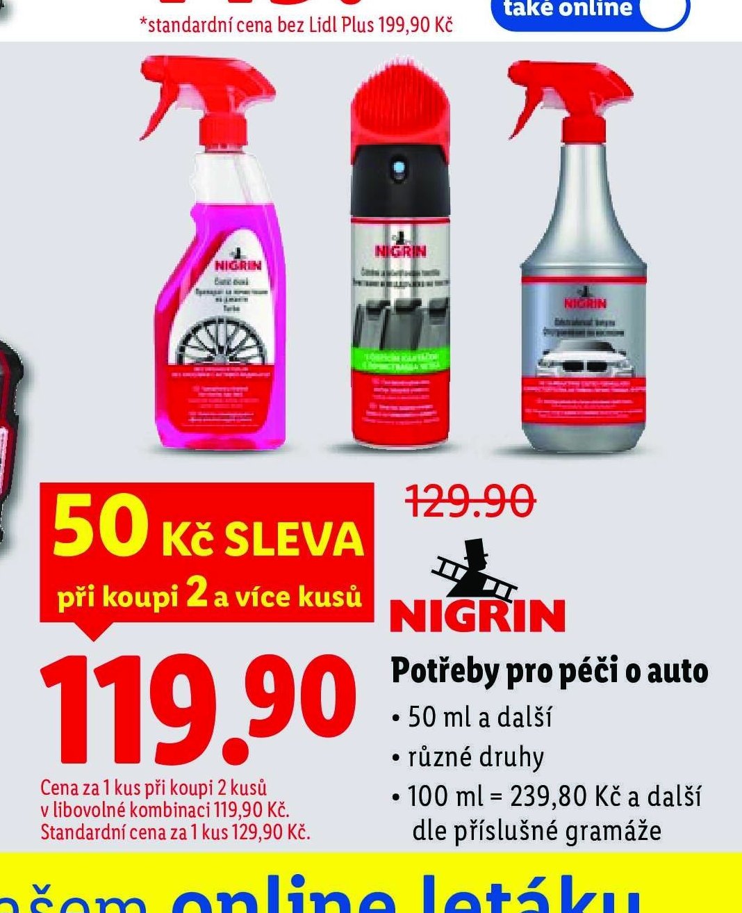 Nigrin Potřeby pro péči o auto - Lidl akcniletaky.com