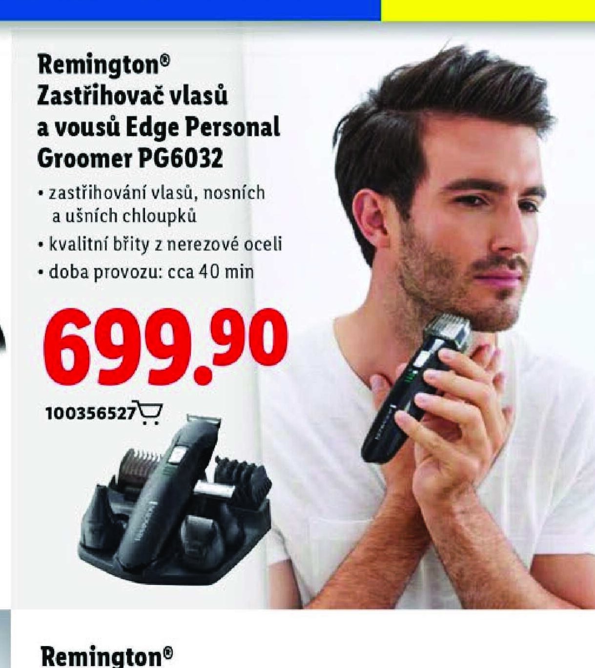 Remington Zastřihovač vlasů a vousů Edge Personal Groomer PG6032