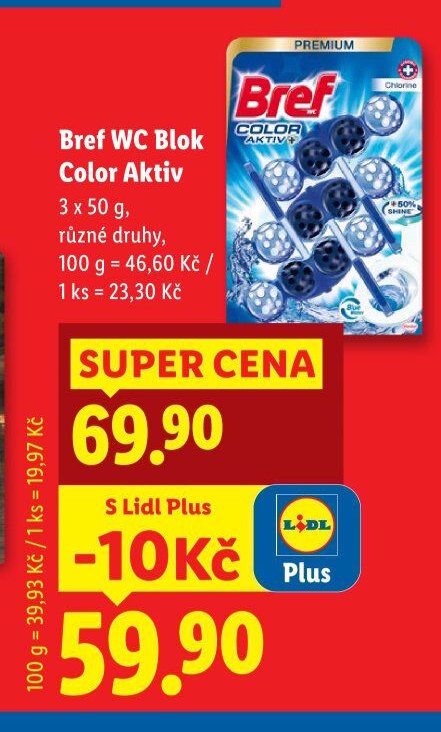 Bref WC Blok Color Aktiv