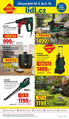 akční leták Lidl 2.10.2025-5.10.2025
