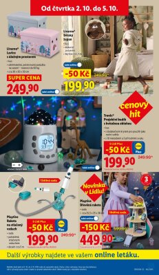 akční leták Lidl 2.10.2025-5.10.2025