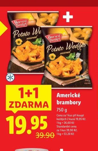 Harvest Basket Potato Wedges