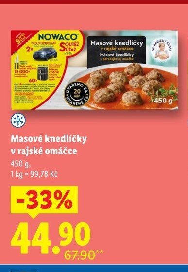 Masové knedlíčky v rajské omáčce