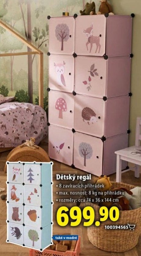 Dětský regál