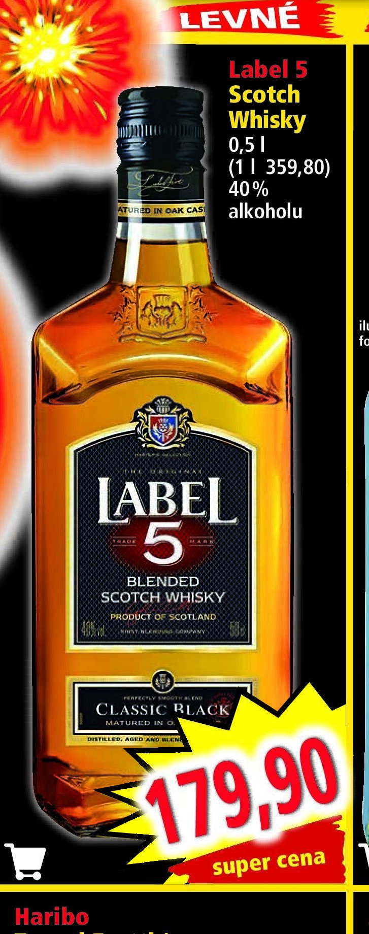 Label 5 Scotch Whisky 0,5 l
