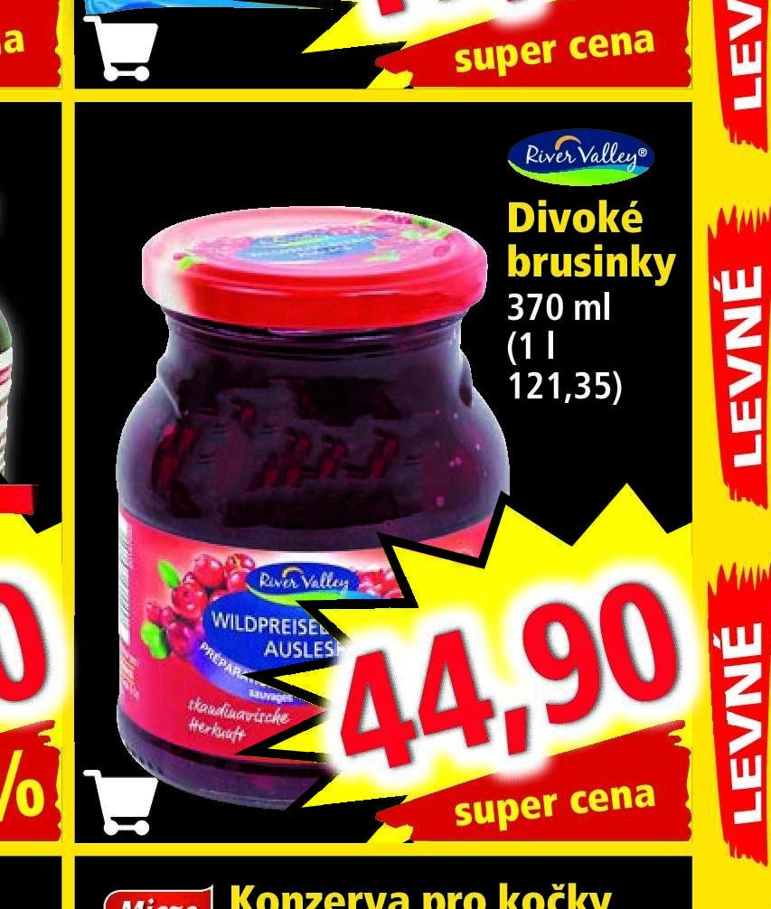 River Valley Divoké brusinky 370 ml