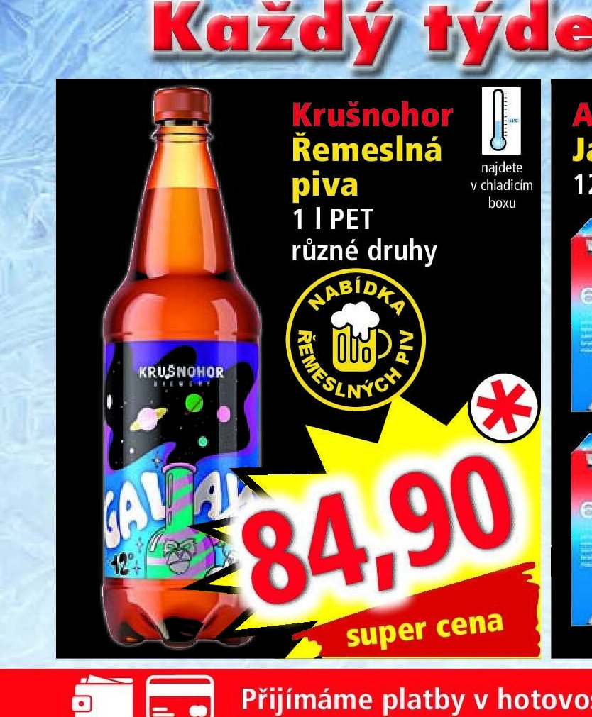 Krušnohor Řemeslná piva 1 l