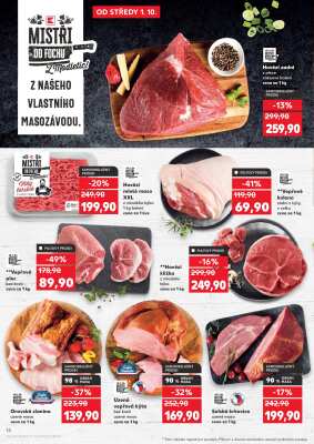 akční leták Kaufland 1.10.2025-7.10.2025