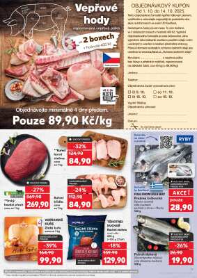 akční leták Kaufland 1.10.2025-7.10.2025