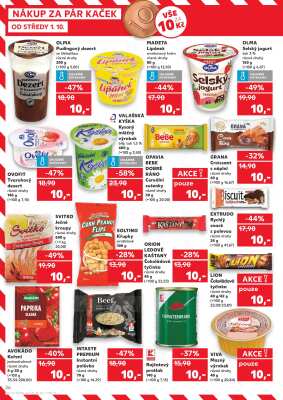 akční leták Kaufland 1.10.2025-7.10.2025