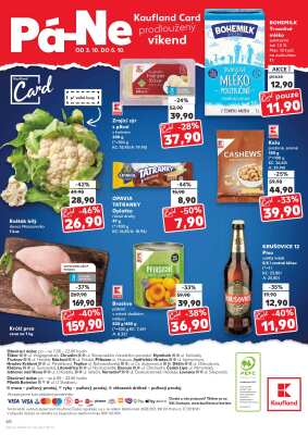 akční leták Kaufland 1.10.2025-7.10.2025