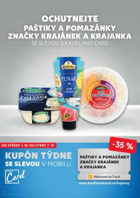 akční leták Kaufland 1.10.2025-7.10.2025