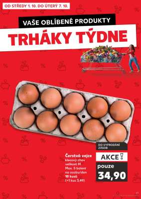 akční leták Kaufland 1.10.2025-7.10.2025