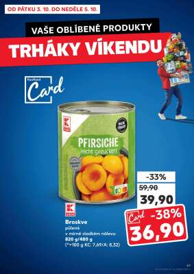 akční leták Kaufland 1.10.2025-7.10.2025