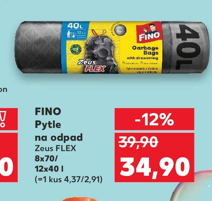 Fino Pytle na odpad Zeus FLEX