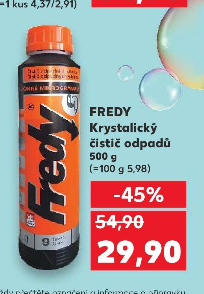 Fredy Krystalický čistič odpadů