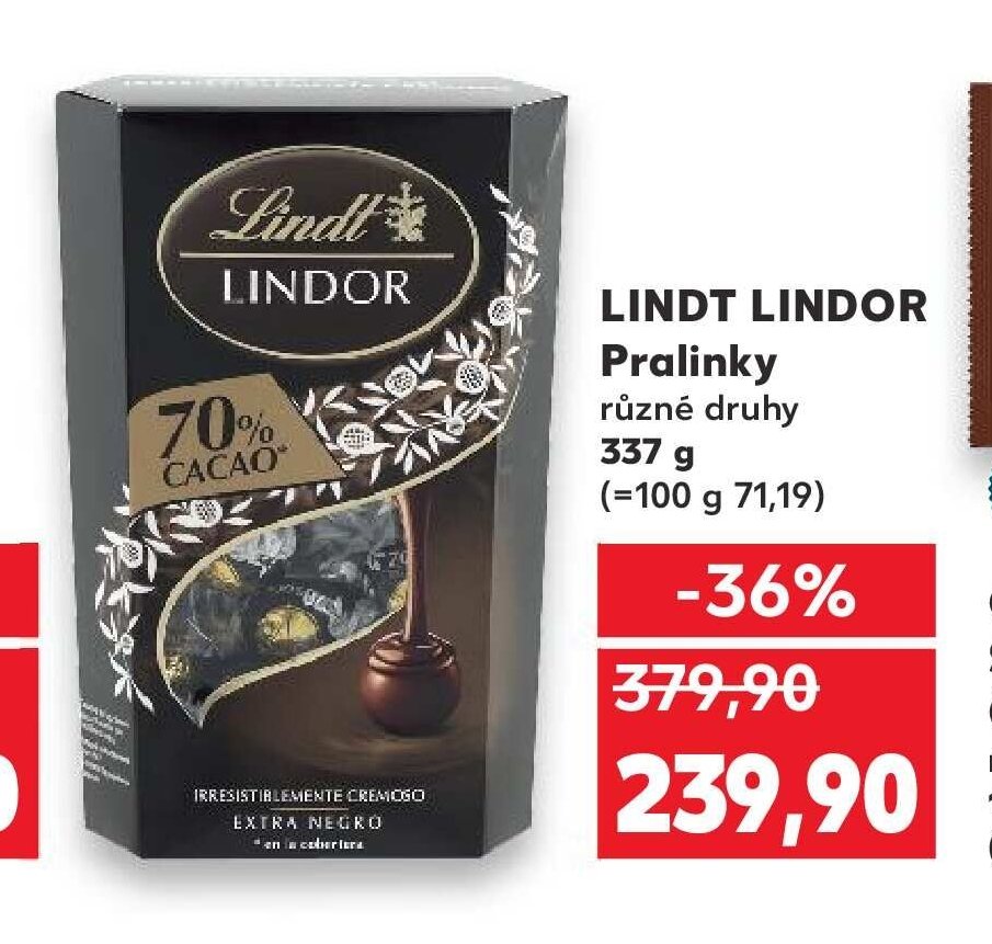 LINDT LINDOR Pralinky