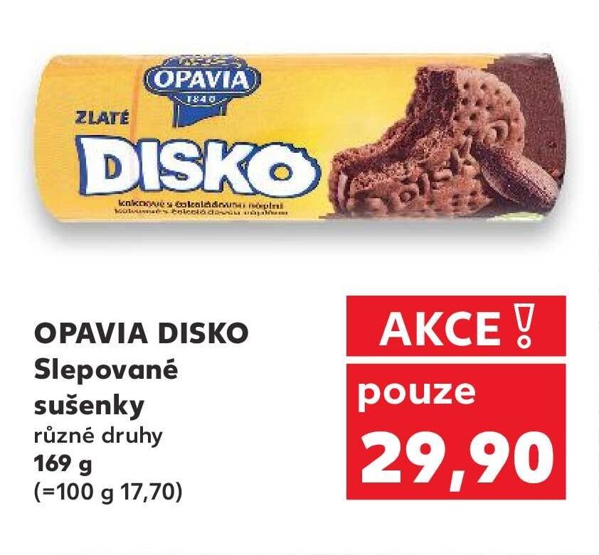 OPAVIA DISKO Slepané sušenky