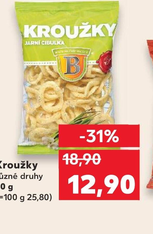 Kroužky různé druhy 50 g