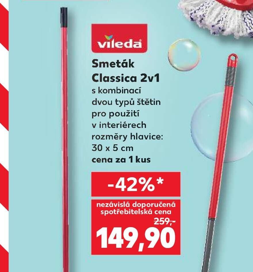 Vileda Smeták Classica 2v1
