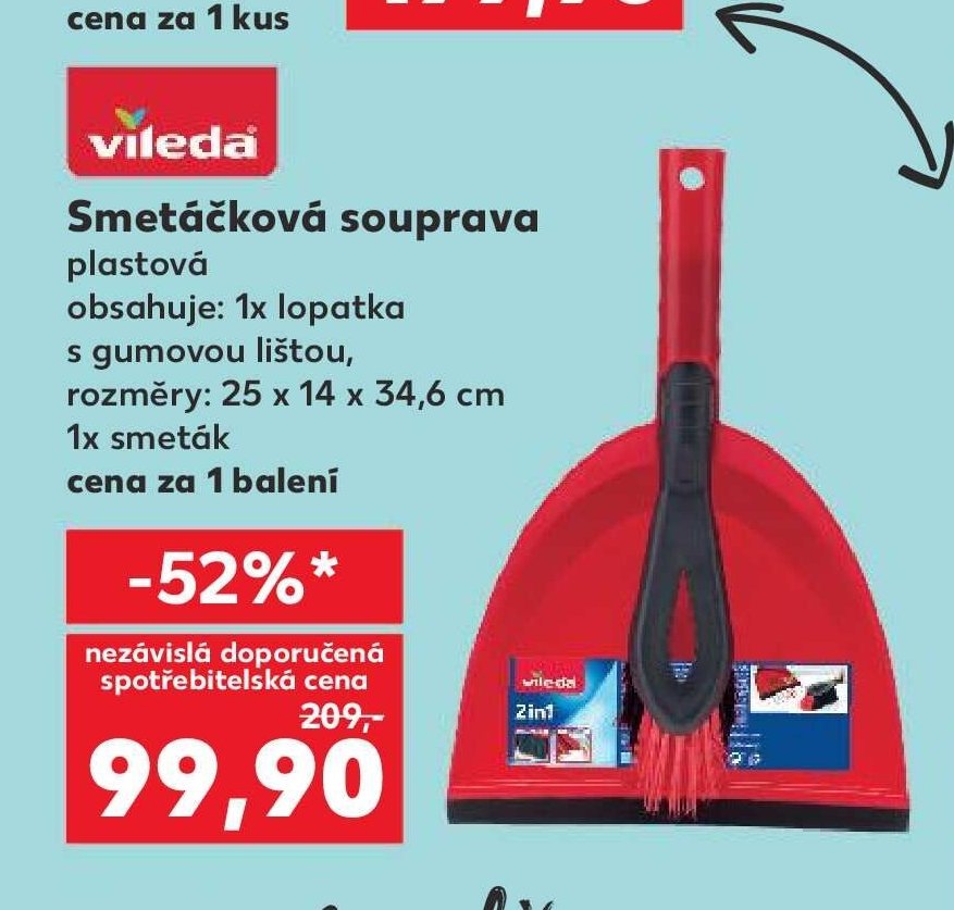 Vileda Smetáčková souprava plastová