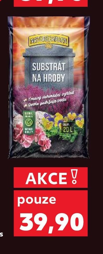 Substrát na hroby 20 l