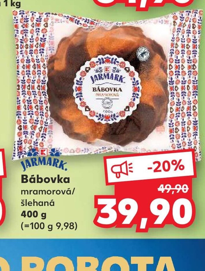 Jarmark Bábovka mramorová/šlehaná 400 g