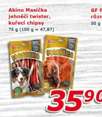 Pamlsky pro psy Masíčka Akinu