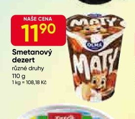 Smetanový dezert Maty