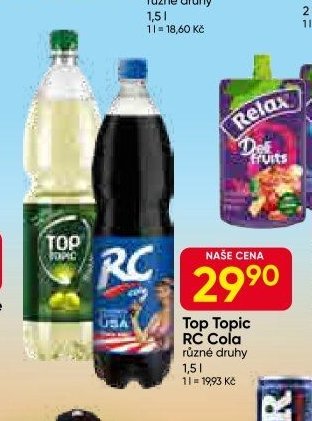 Top Topic RC Cola různé druhy
