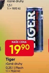 Tiger různé druhy